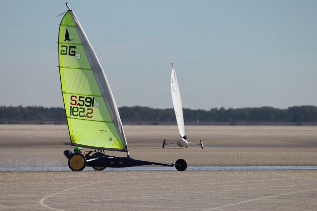 Strandsegeln in SPO Sankt Peter-Ording, Strandsegelschule, Strandbox, Böhl